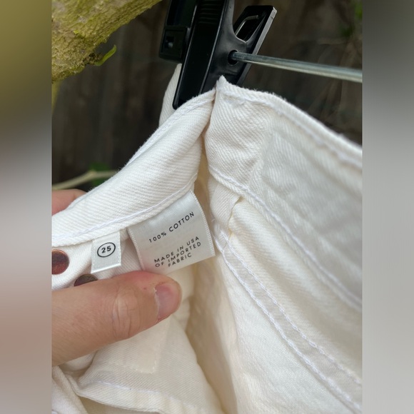 Grlfrnd Straight Leg Jeans High Rise Size 25 - Picture 5 of 6